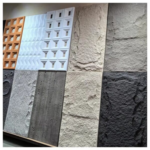 Traditional Style 3D Wall Panel Soundproof Pu Stone Rock Veneer Castle Polyurethane Component Wall Decoration--Wayon Panel