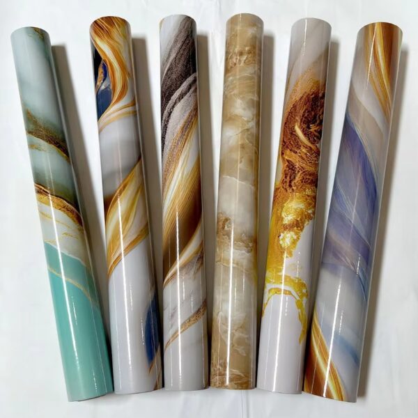 WYC Luxury self-adhesive wallpaper wall decoration marble wall stickers self-adhesive marble wallpaper