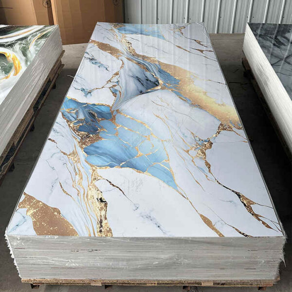 High Gloss PVC Marble SLATE Wall Panel PVC Marble SLATE UV Board Interior Decoration--Wayon Panel - Image 2