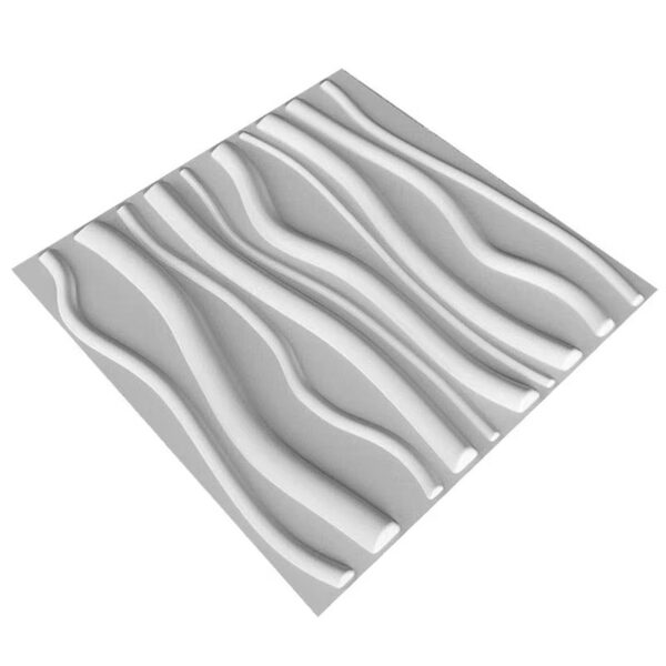 50x50cm PVC 3D Brick Wall Panel White Self-Adhesive Luxury Wallpaper for Home Industrial Geometric Design Wall Decor--Wayon Panel - Image 3