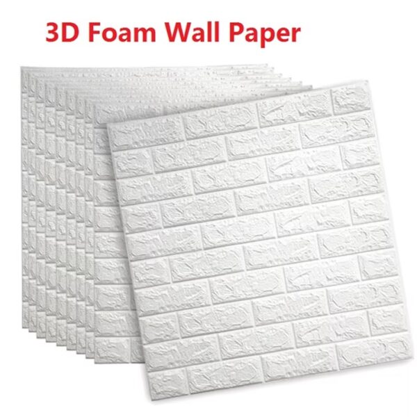 Geometric Pattern 3D Foam PE Wall Paper Waterproof and Fireproof PVC Bedroom Decorative Board Wallpaper for Bedroom Walls--Wayon Panel - Image 3
