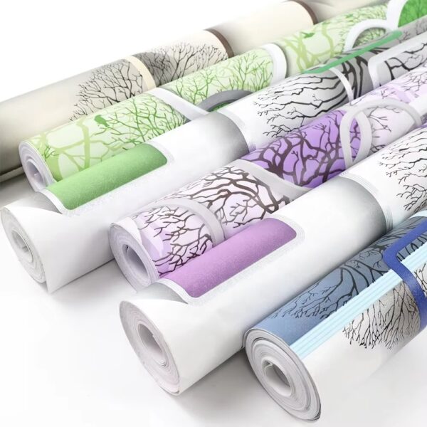 WYC Popular Home Decoration Wall Sticker Wall Paper Rolls 3D Brick PVC Coating Self Adhesive Wallpapers - Image 2