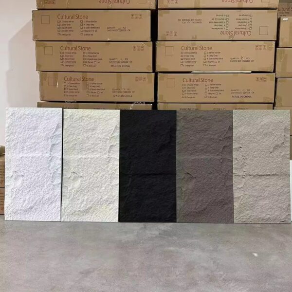 PU artificial stone indoor culture stone 3d mushroom stone decorative wall panel moisture-proof--Wayon Panel - Image 5