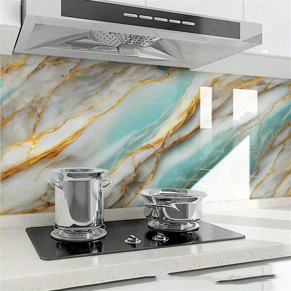 WYC Self Adhesive Water Proof Removable For Home Decor Marble PVC Sticker - Image 3