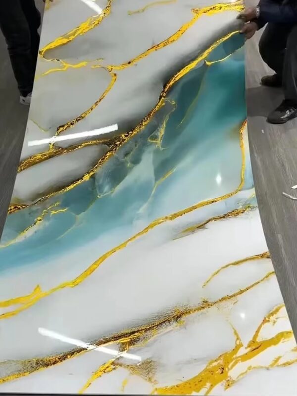 Modern Marble Colored Carbon Fiber PVC Wallboard Foam Board--Wayon Panel - Image 3