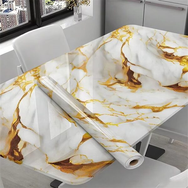 WYC Self Adhesive Water Proof Removable For Home Decor Marble PVC Sticker - Image 4