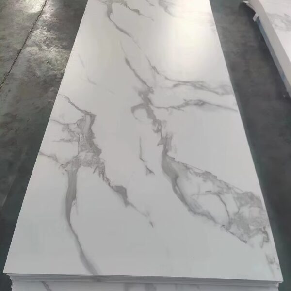 Decorative Hot PVC Marble Substitute Pvc Sheet Wall Panel Factory Price 3D Marble UV Panel--Wayon Panel - Image 4