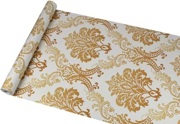 WYC Nordic High Quality Self-adhesive PVC Wallpaper Floral Design Waterproof Retro Wallpaper - Image 4
