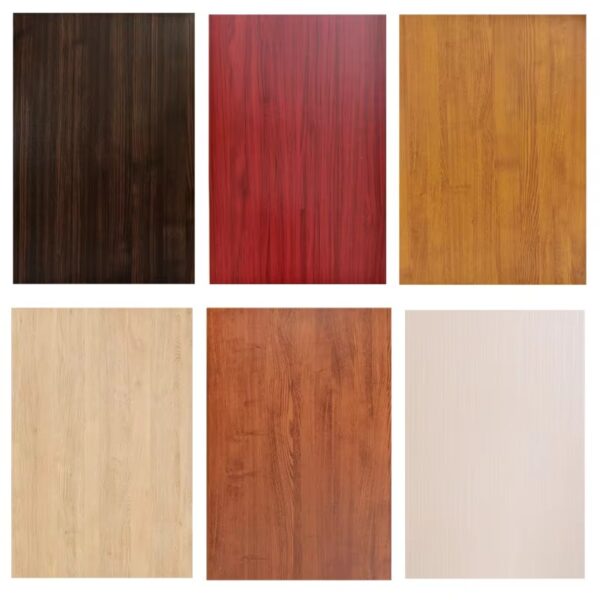 WYC Wholesale furniture decoration wood grain texture stickers PVC peel paste glue wood wallpaper - Image 3