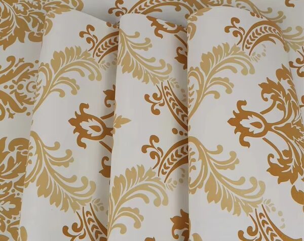 WYC Nordic High Quality Self-adhesive PVC Wallpaper Floral Design Waterproof Retro Wallpaper - Image 2