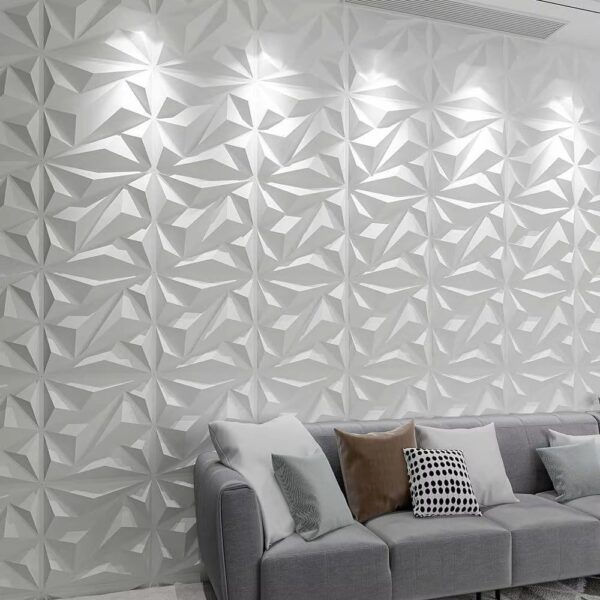 Modern 3D Wall Sticker Geometric Pattern Board Strip Sticker Installation Waterproof Living Room Hotel--Wayon Panel - Image 6