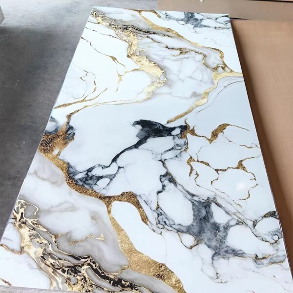 Modern Marble Colored Carbon Fiber PVC Wallboard Foam Board--Wayon Panel - Image 6