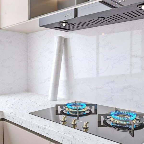 WYC Best-selling bathroom kitchen wall decoration 3D PVC marble wallpaper - Image 6