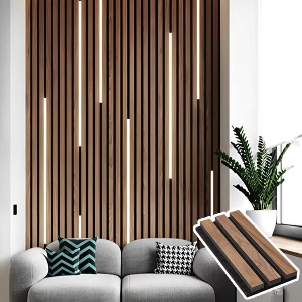 Modern Eco-friendly Home Interior Soundproofing Panels, Veneer Finishes, for Living Room Hotels--Wayon Panel - Image 5