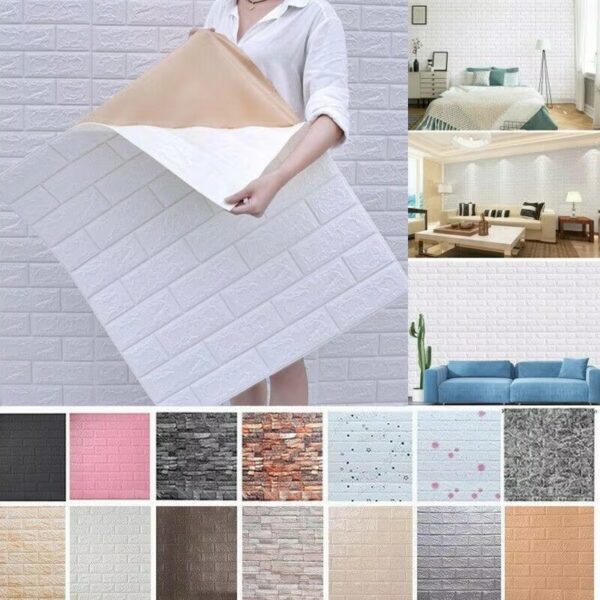 3D Indoor PVC Foam Board Wall Coating Wallpaper Home Decoration Wall Coating Stickers--Wayon Panel - Image 3