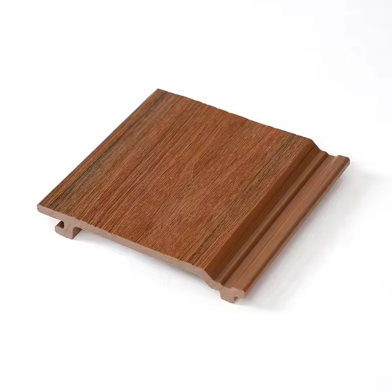 WYC External Co-extruded Wood-plastic Wallboard Wood-plastic Wallboard Decorative Wallboard Building Exterior Wall Decoration2