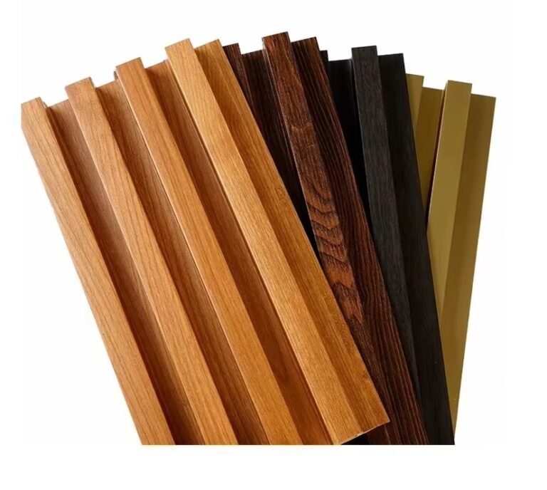 Modern Economical Waterproof WPC Wall Panel minimalist fireproof fluted ...
