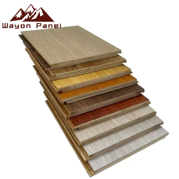 Modern Design 122*20cm Pollution-resistant SPC Flooring PVC Wood Grain Flat Design Solution Capability for Home Offices--Wayon Panel