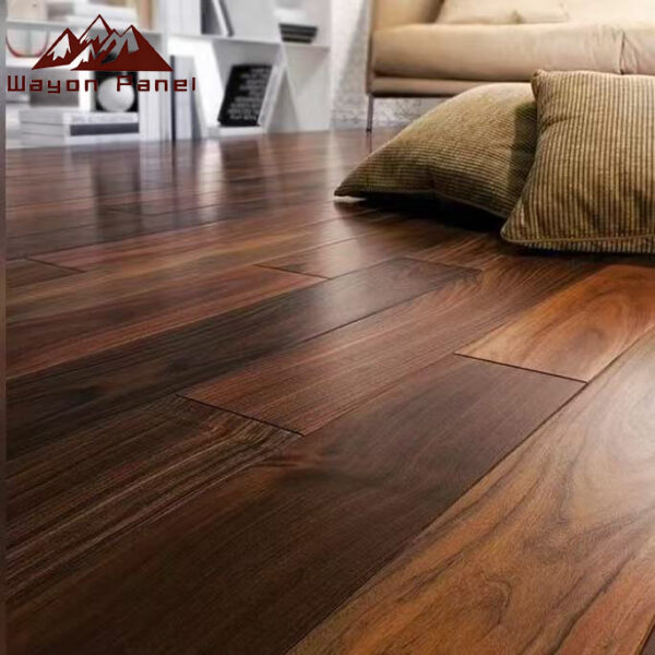 Modern Design 122*20cm Pollution-resistant SPC Flooring PVC Wood Grain Flat Design Solution Capability for Home Offices--Wayon Panel - Image 5